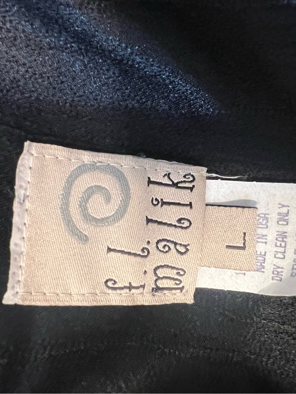 VTG F.L. Malik Velvet Patchwork Faux Fur Statement Jacket Coquette Whimsigoth L - Picture 7 of 8